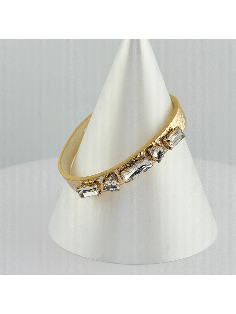 Bomb Party Single Stack Bracelet - on Yellow Gold #84